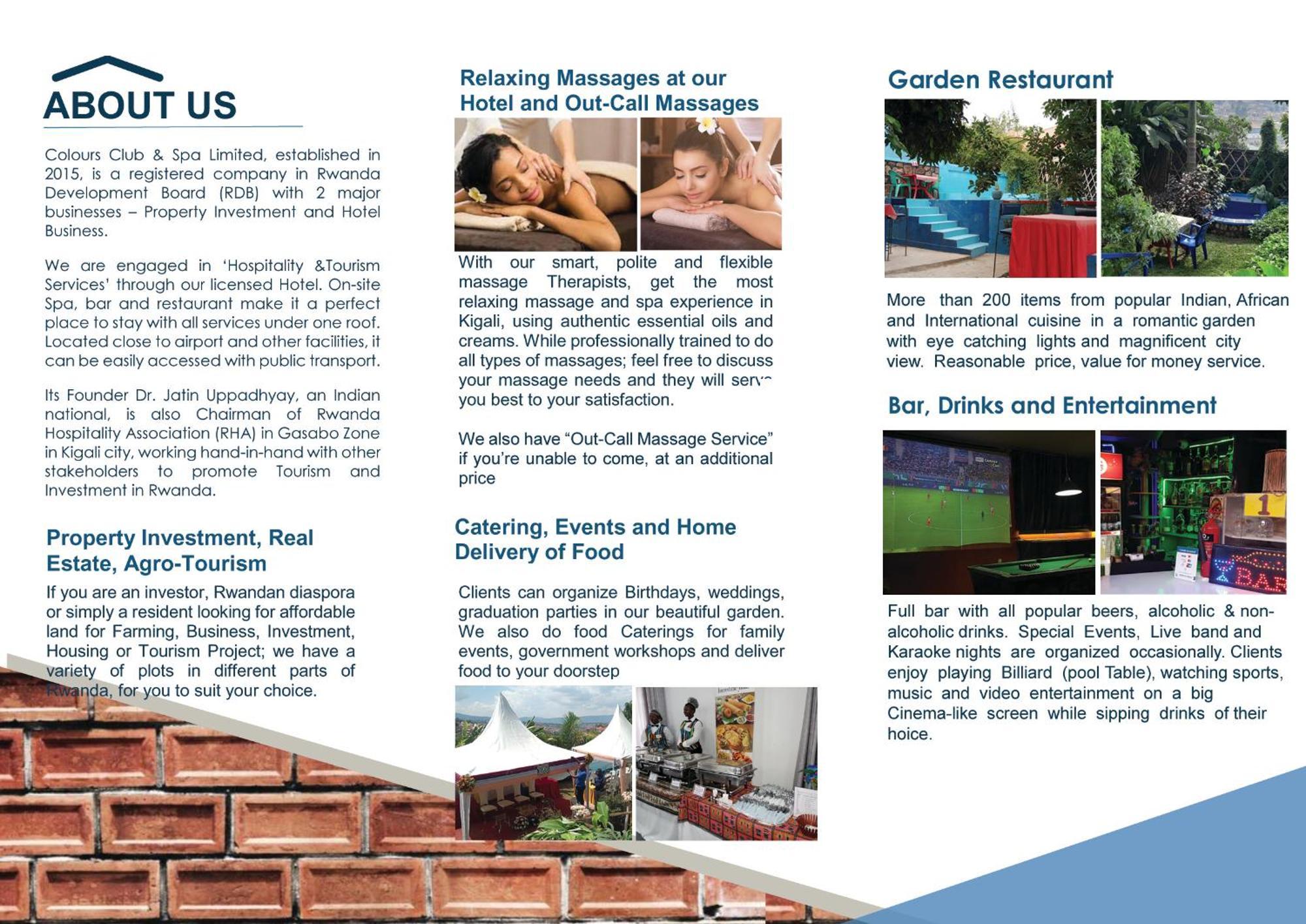 Colours Club And Spa Kigali Exteriér fotografie
